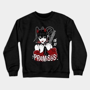 No Promises Idiot | GothicCat Crewneck Sweatshirt